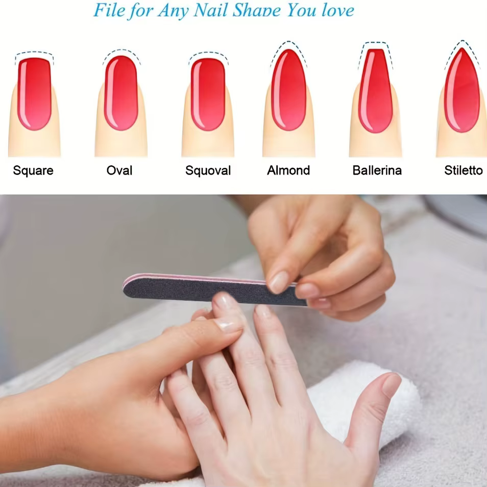 Lime à ongles Double face en panneau émeri