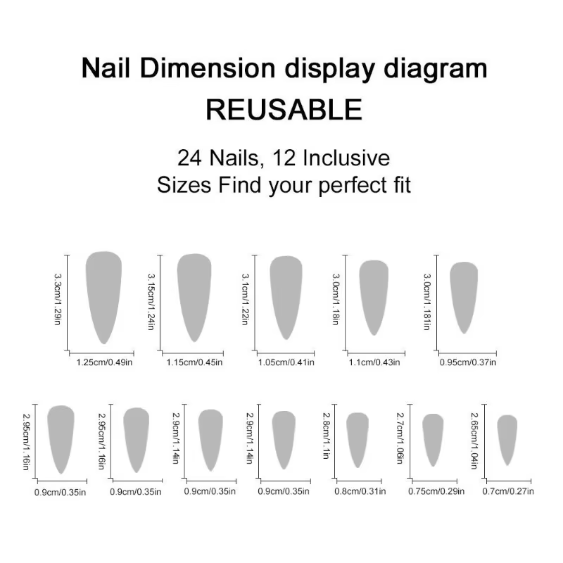 24CS Faux Ongles Français Imprimé Léopard Dégradé Coloré Amande à Presser Fleurs 3D avec Perles pour Femme – Collection Été