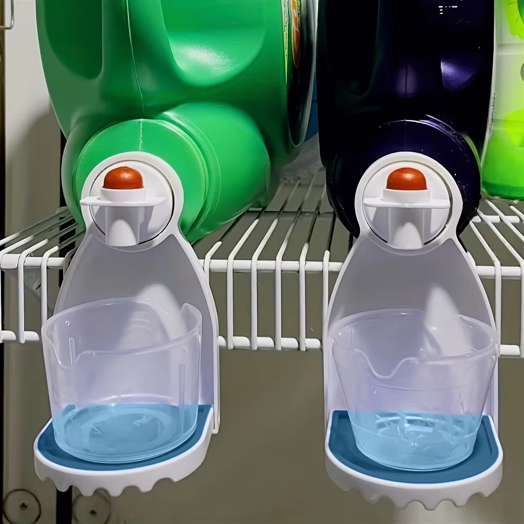 Support pour lessive liquide avec plateau de récupération des gouttes et distributeur de savon, accessoires de salle de bain