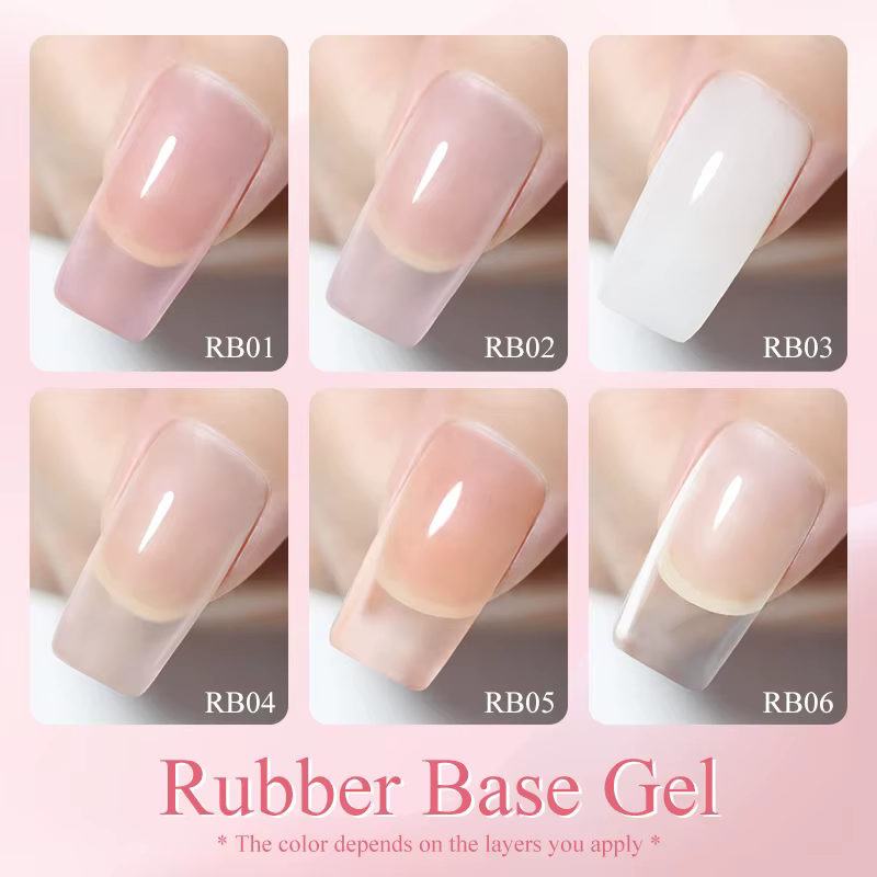 NAILCO 15ml Base en caoutchouc Semi-permanente pour vernis Gel hybride couche