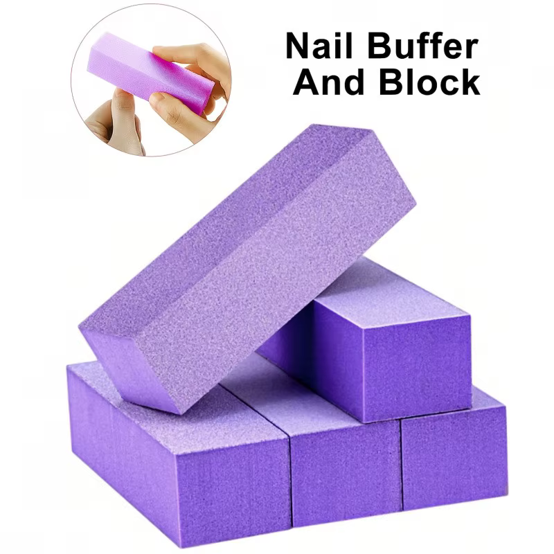 Lot de 5 blocs de polissage pour ongles