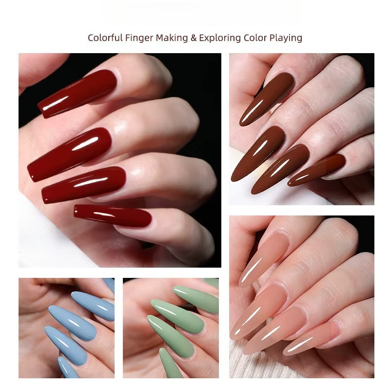 Vernis à ongles en gel coloré 60 couleurs