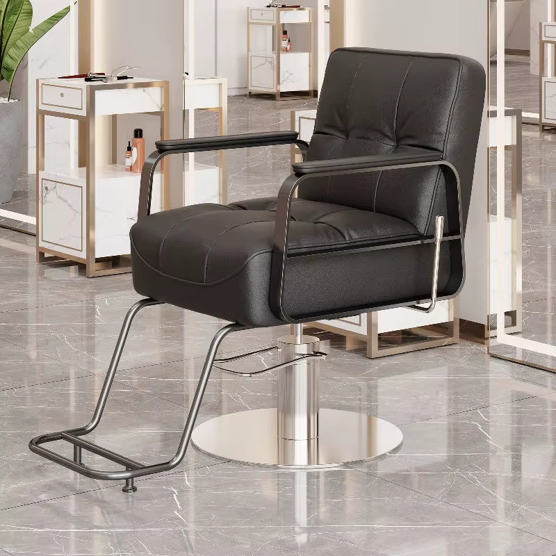 Fauteuil de Salon Moderne Tendance, Chaise de Salon de Beauté de Luxe Nordique, Fauteuil Vintage Élégant pour Manucure et Coiffure