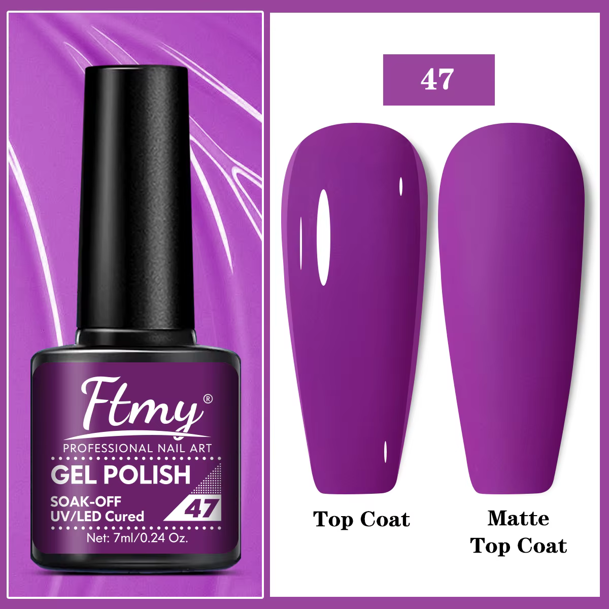 Vernis à ongles Gel couleurs vives et vibrantes