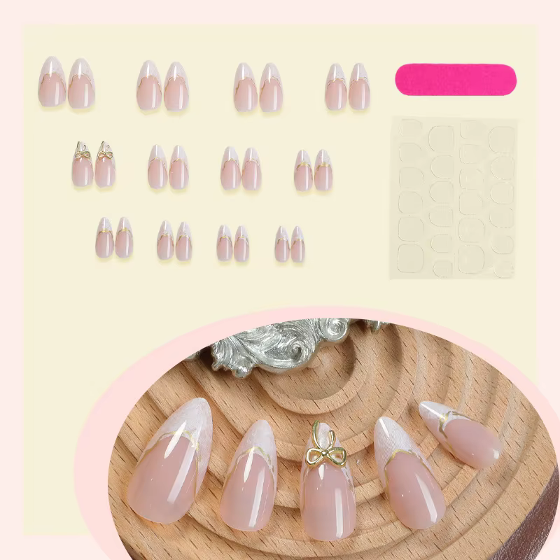 Faux ongles moyens pour femmes et filles
