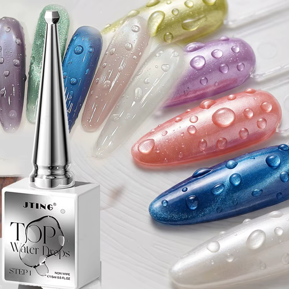 Gel de finition transparent effet goutte d'eau 15ml pour l'été
