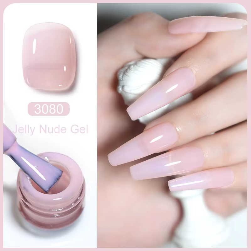 Arte Clavo 15ml gelée Gel vernis à ongles 70 couleurs rouge Semi translucide Gel