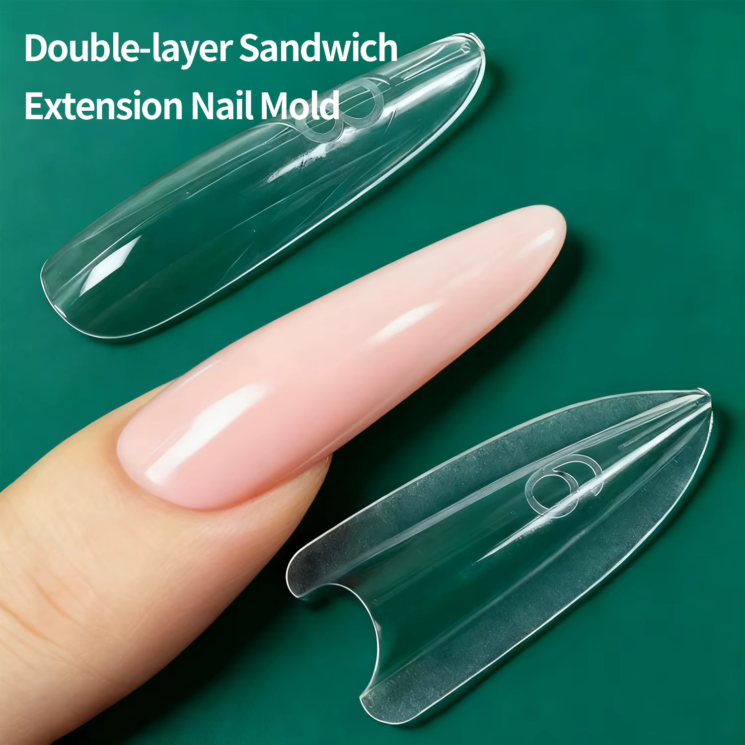 Nailpop Sandwich ongles double formes 240 pièces 15