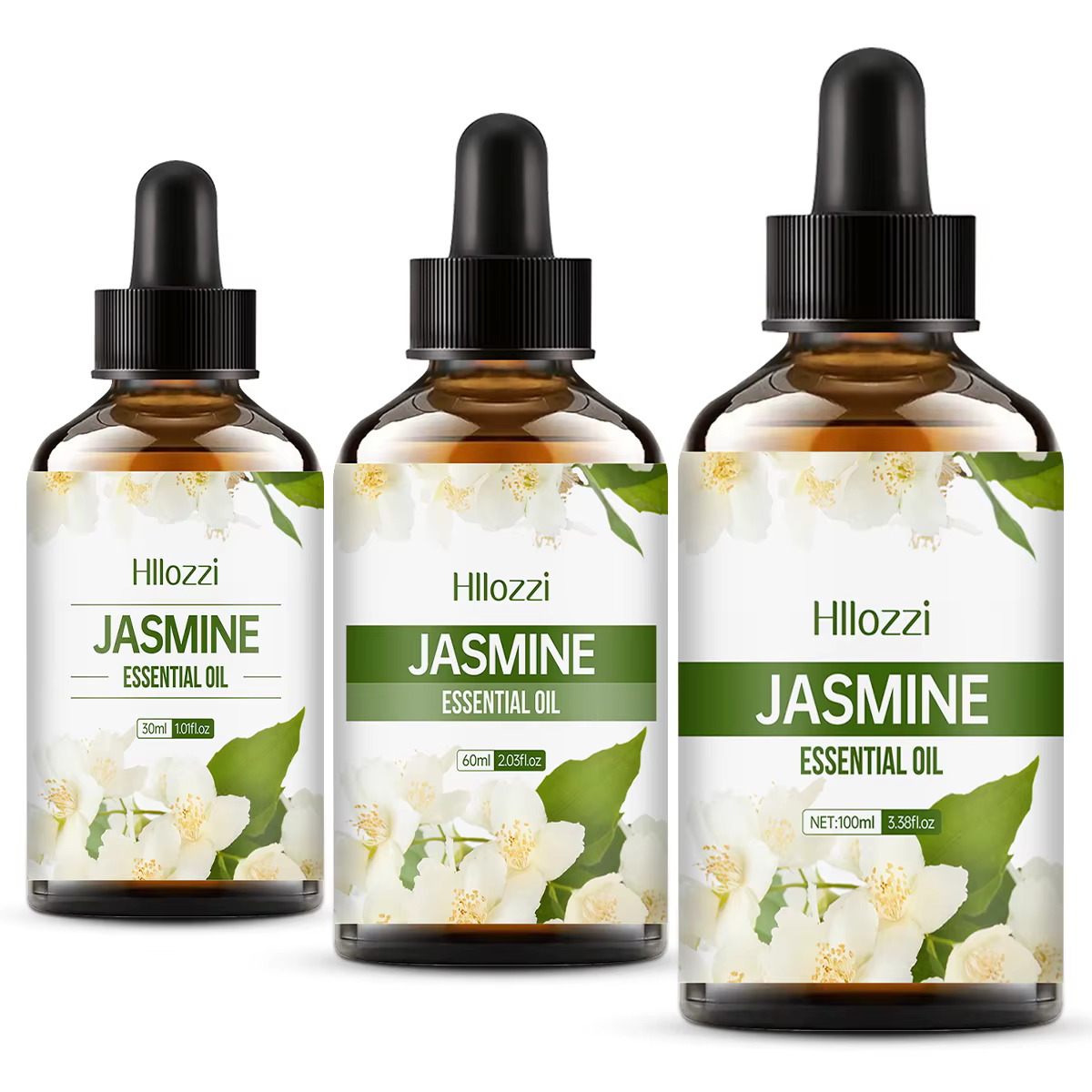 Huile essentielle de jasmin, 100ml/60ml/30ml, aromathérapie, huile essentielle multifonctionnelle, diverses scènes, riche en saveur, hydratante