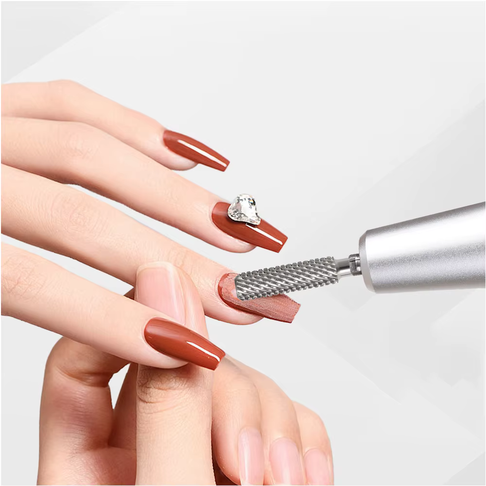 Forets à ongles NotNoot 3/32'' - Foret en carbure de baril (moyen) pour finition professionnelle