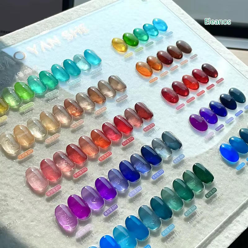 Eleanos 25 pièces translucide glaçure Gel vernis à ongles ensemble