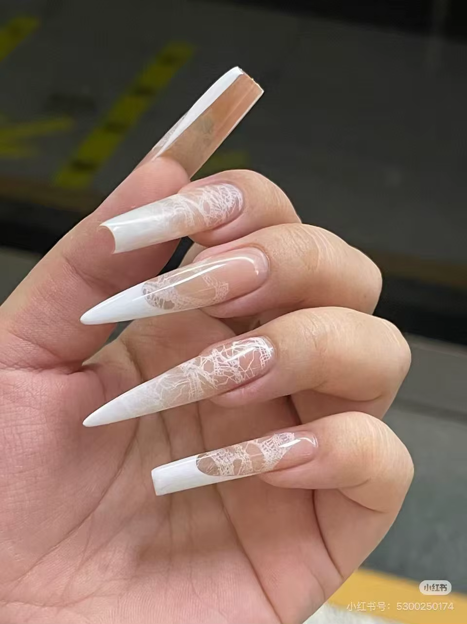 10 Rouleaux 2, 5*50cm Nouvelle Feuille de Transfert Dentelle Noire et Blanche pour Nail Art