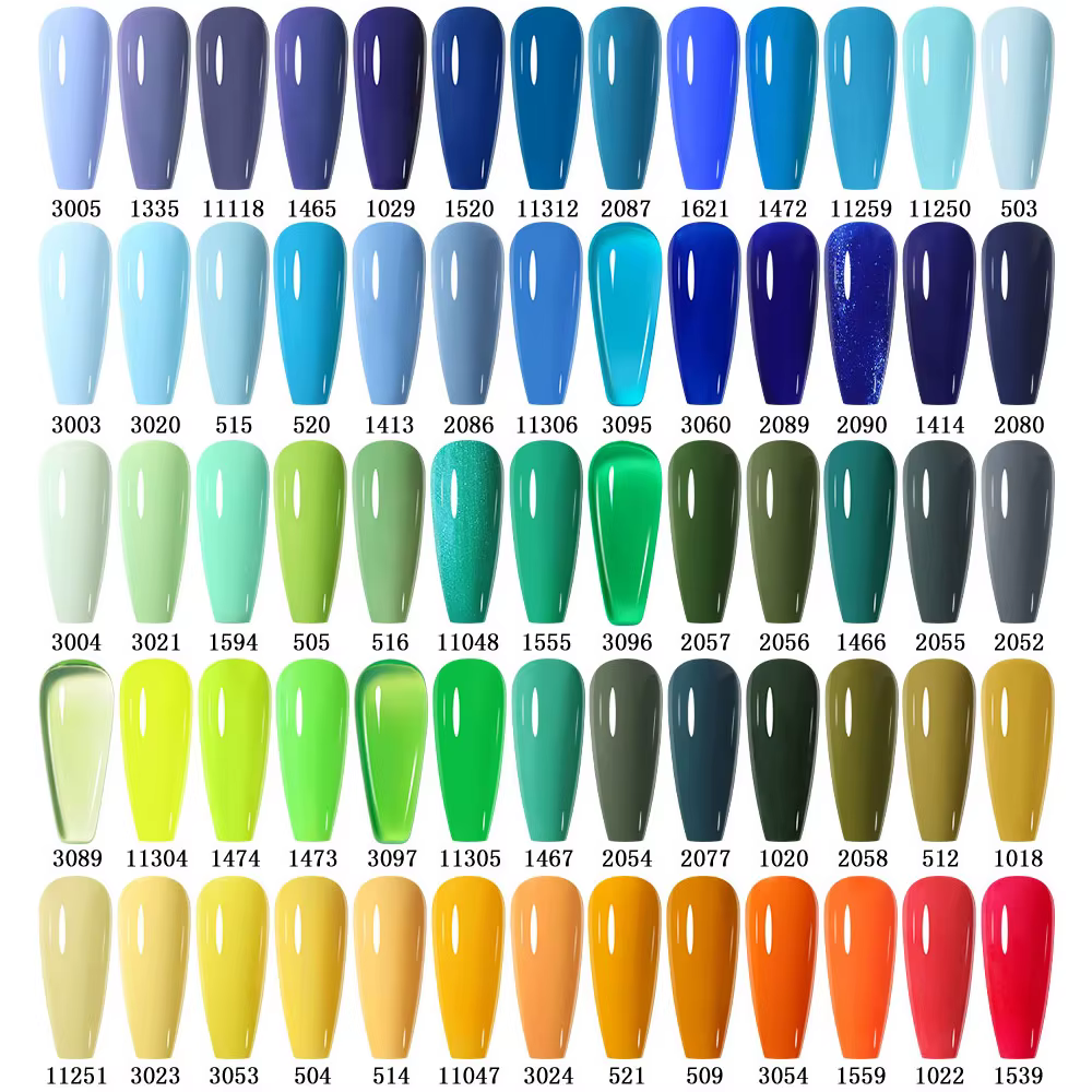 NAILCO série de couleurs bleues vernis à ongles Gel pour manucure Nail Art