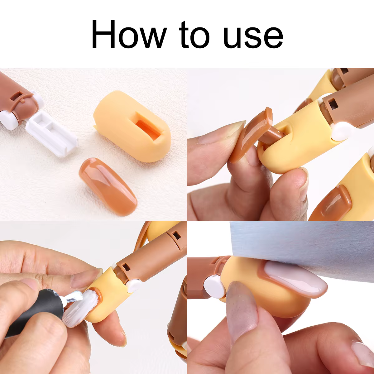Kit d'entraînement pour nail art avec main prothétique