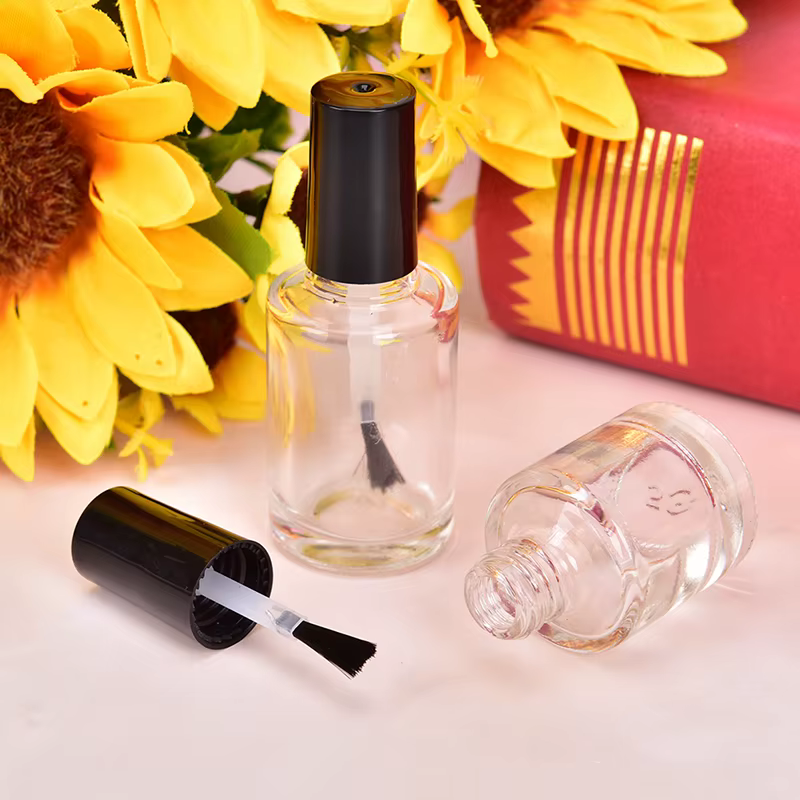 【1 pièce, flacon vide en verre pour vernis à ongles de 5/10/15 ml avec pinceau
