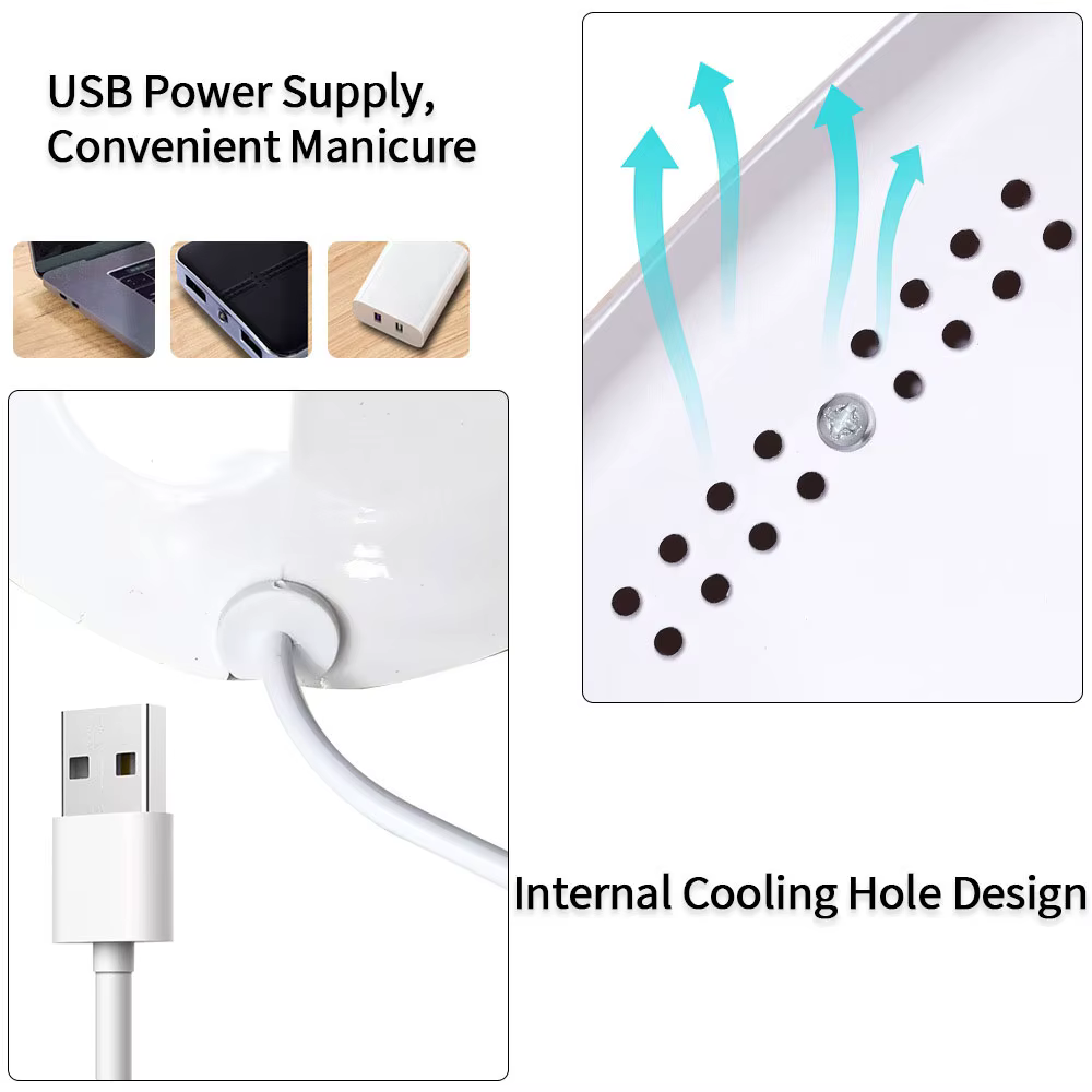 Lampe UV LULAA pour séchage des ongles