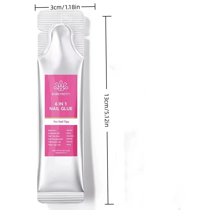 15ml 6 en 1 Extension multifonctionnelle vernis à ongles UV Gel rechargé paquet construction