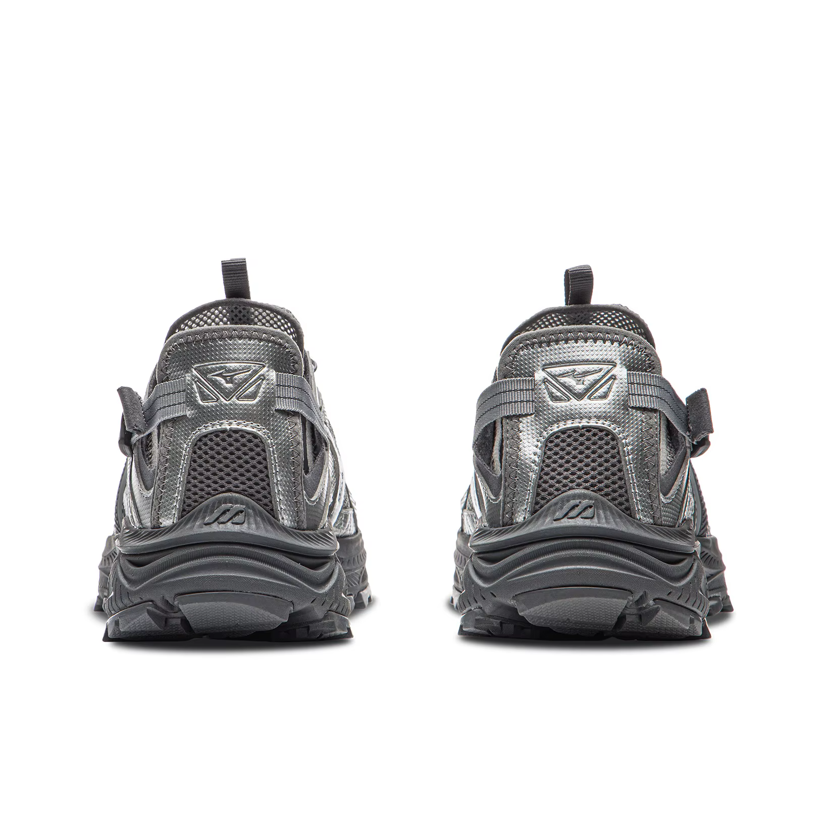 Chaussures de trekking Mizuno Racer Trail respirantes et antidérapantes unisexes gris anthracite