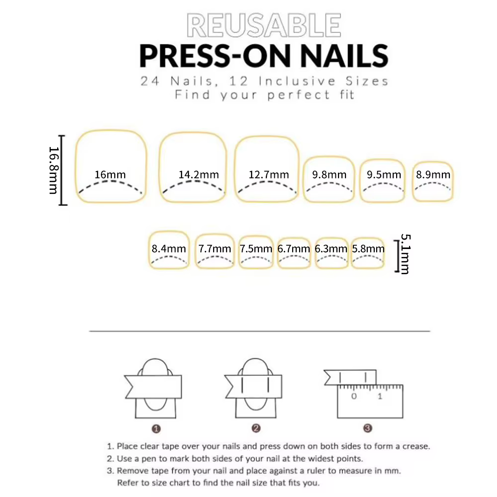 120 pièces ongles d'orteil presse sur les pointes d'ongle français faux