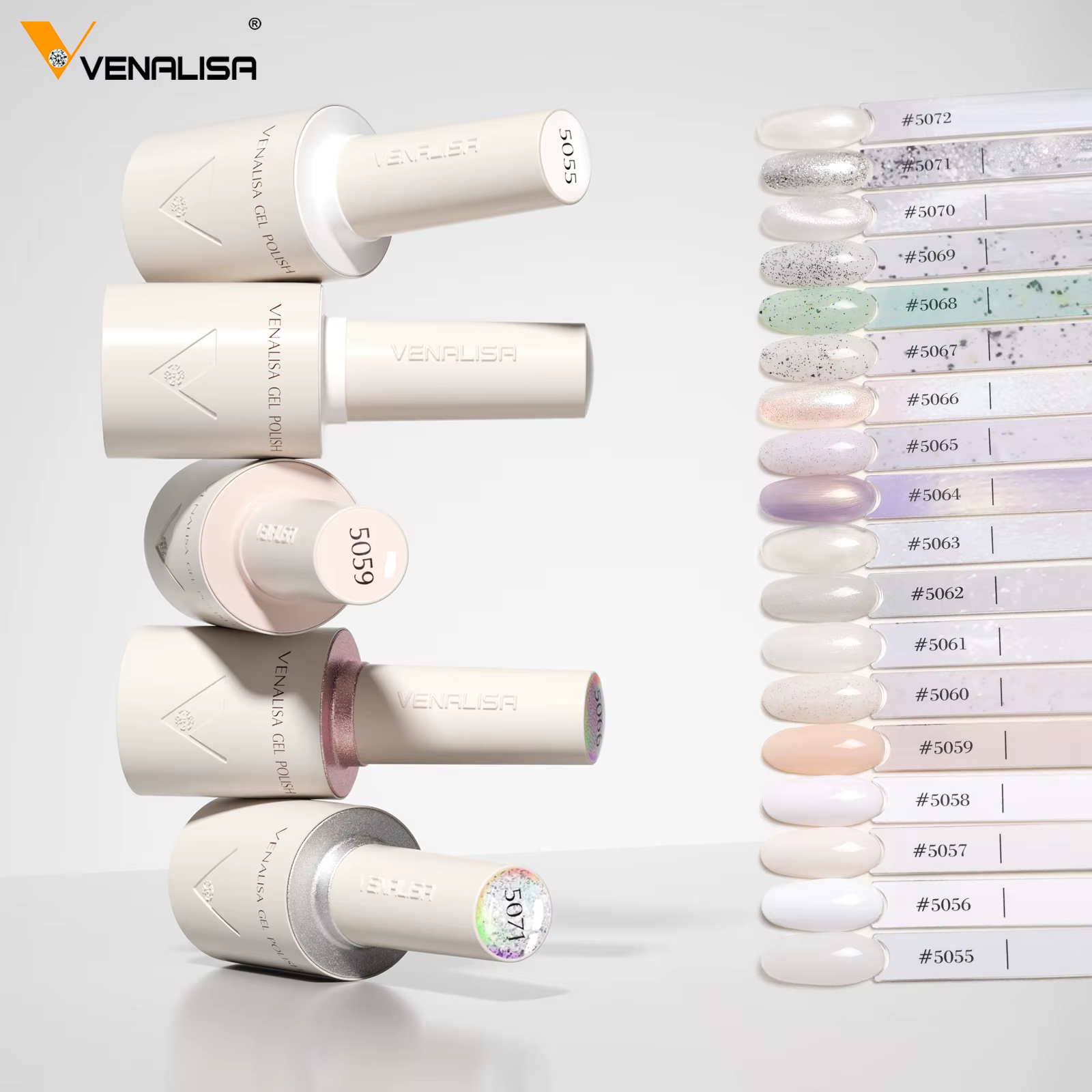 VENALISA 10ml vernis à ongles nouvelle formule végétalienne HEMA TPO gratuit translucide gelée nu Gel