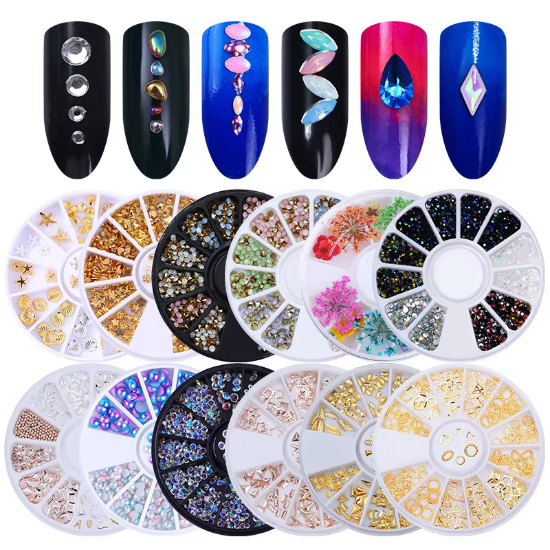 Nail art strass ongle decoration Pièces