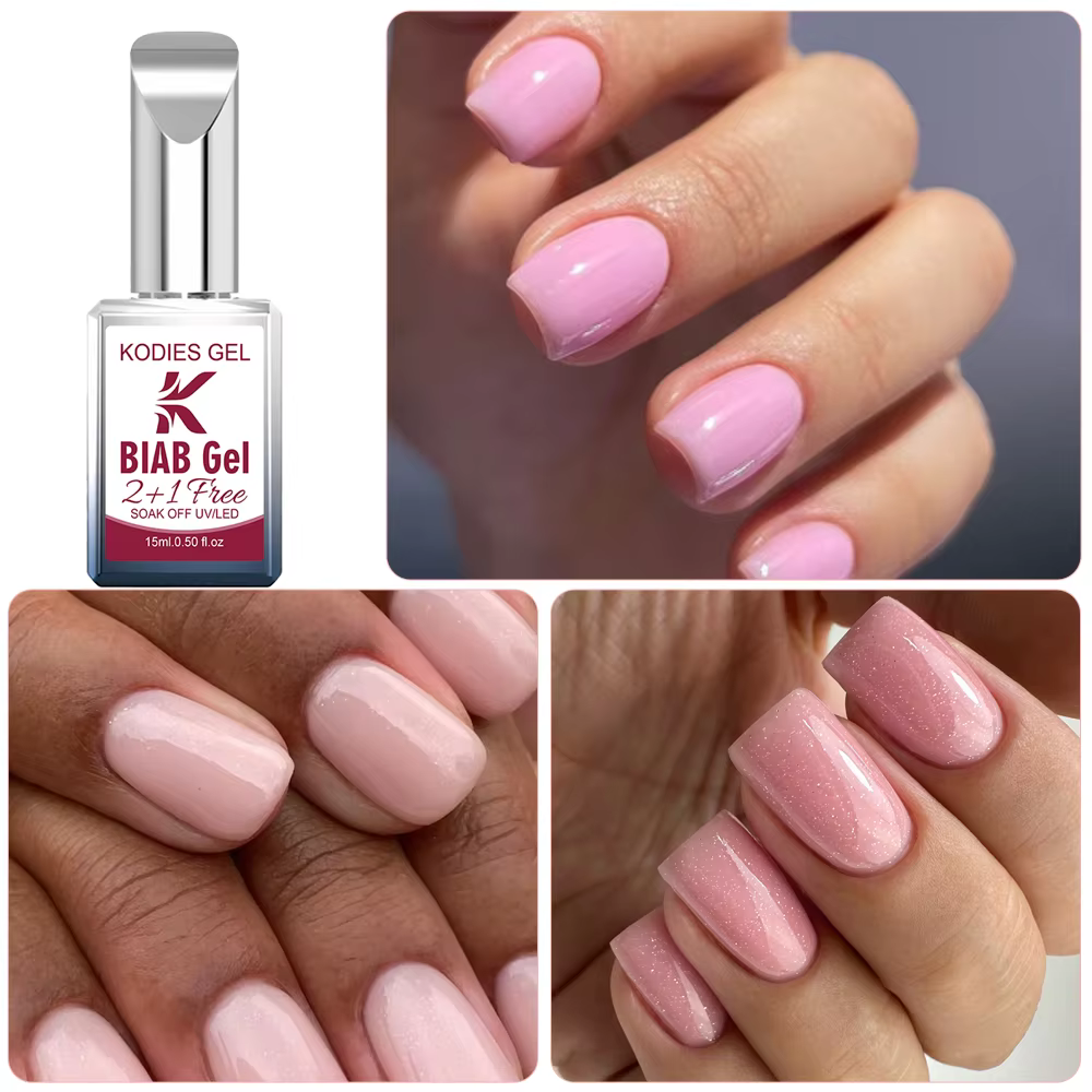 Gel constructeur pour ongles KODIES GEL Biab en flacon