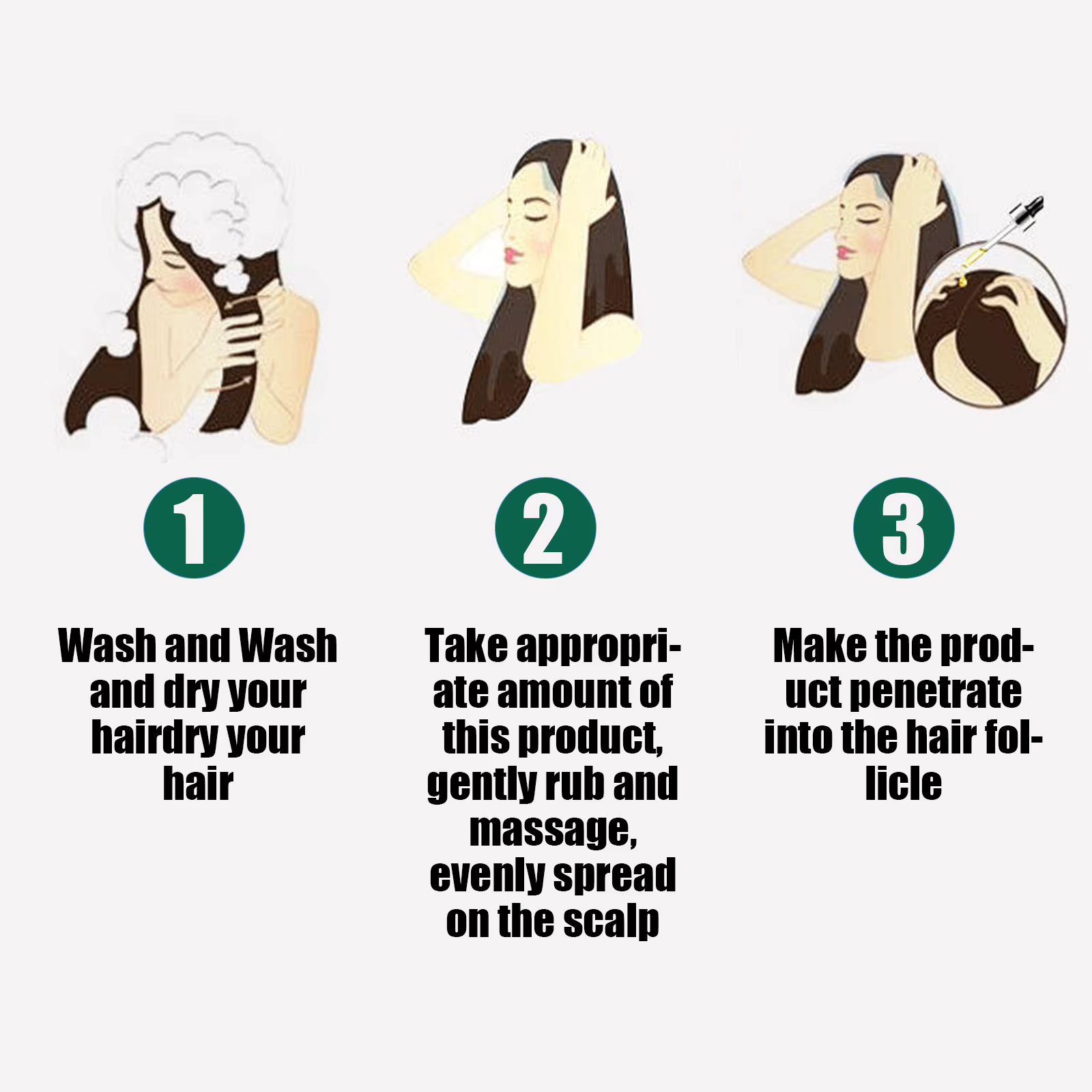 Huile essentielle de soin des cheveux, naturel, vidéo