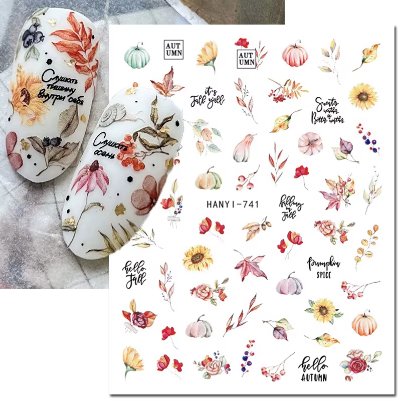Autocollants 3d pour Nail Art