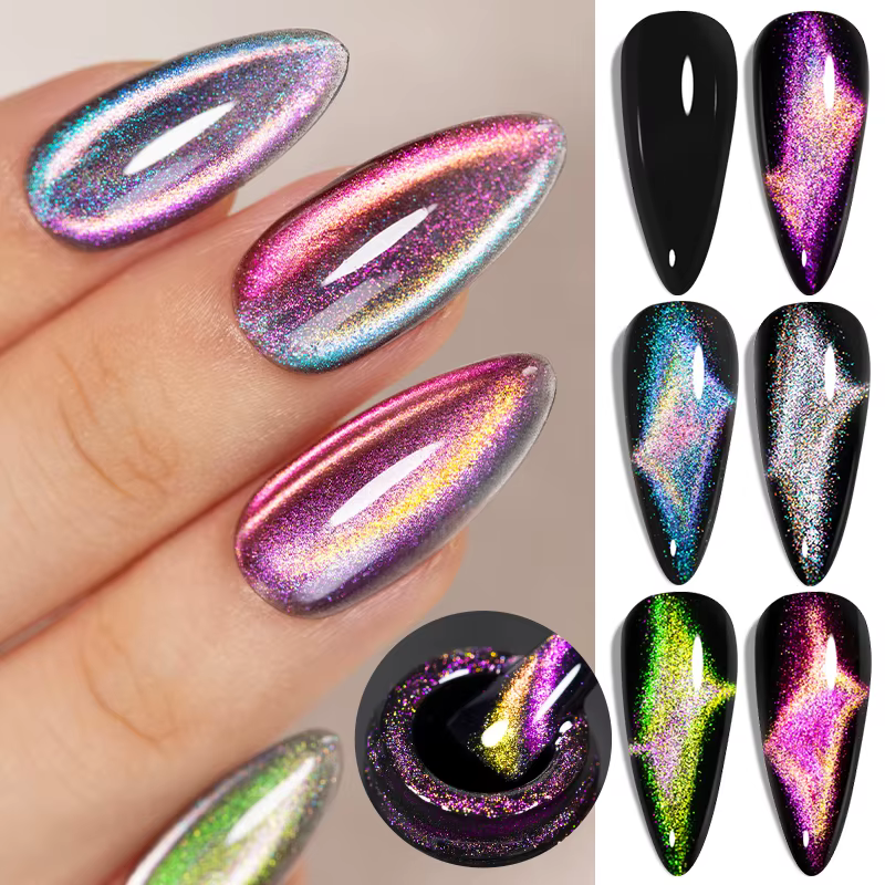 AWStorG 7.5ml Vernis à ongles gel magnétique Starlit Cat