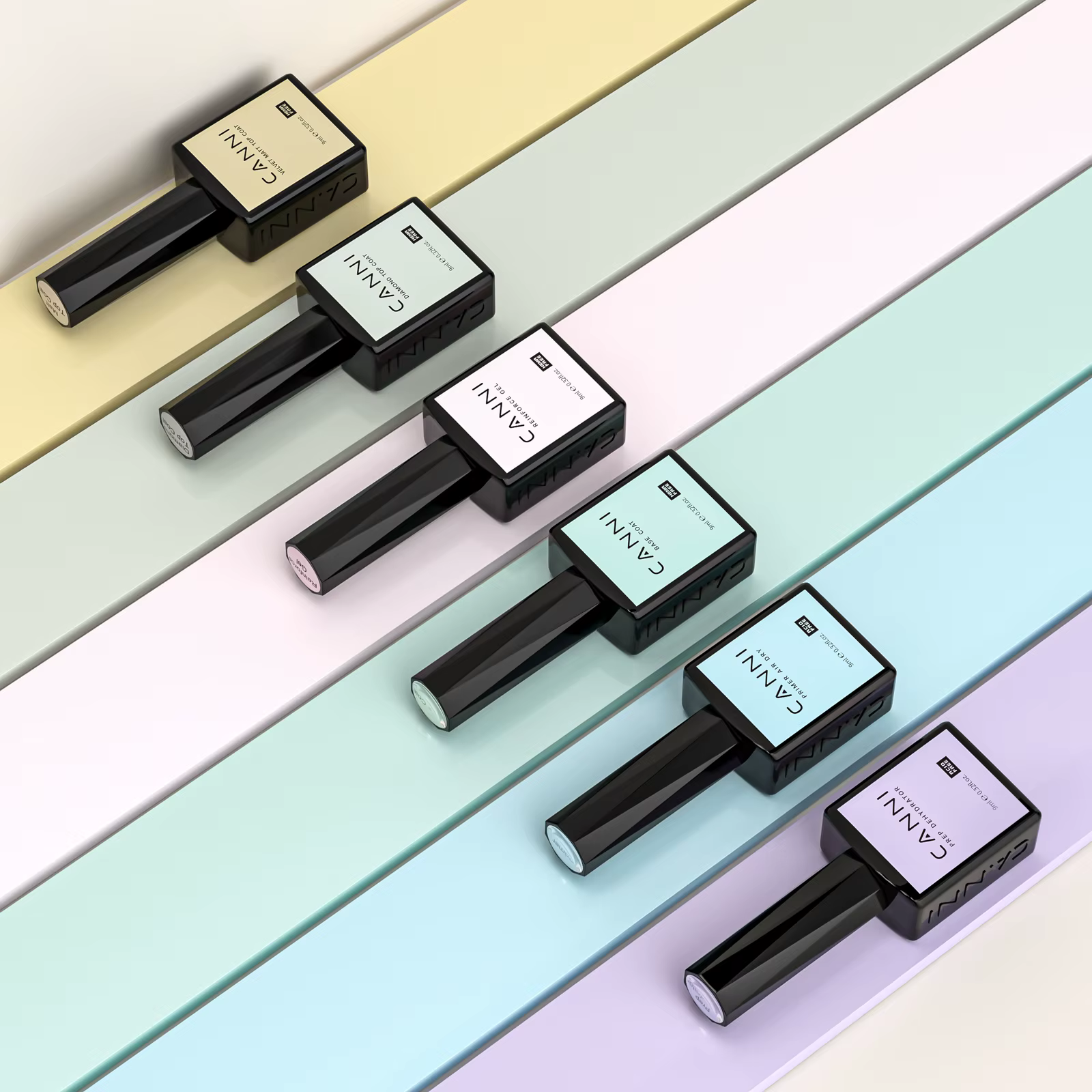 9ml CANNI HEMA/TPO gratuit couleur rose nu vernis à ongles couverture complète Semi Permanent longue tenue couche de