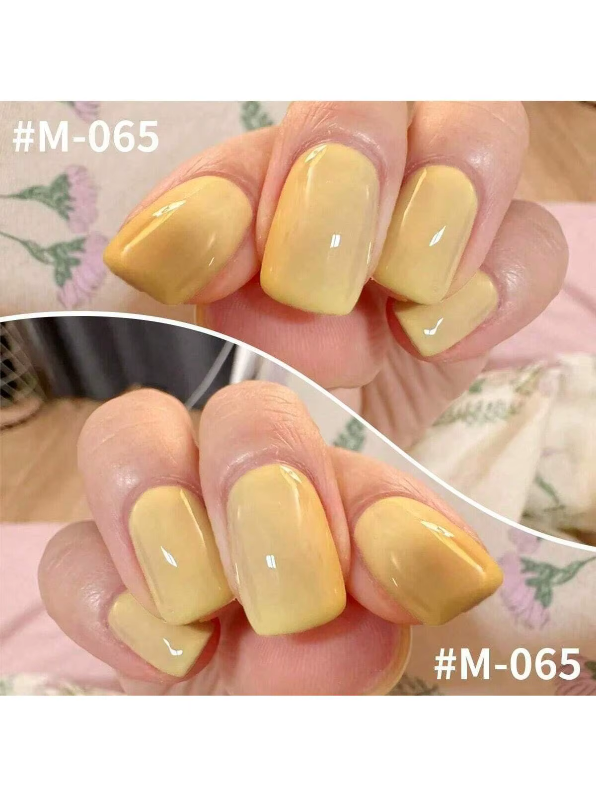 Vernis à ongles Gel jaune crème 15ML