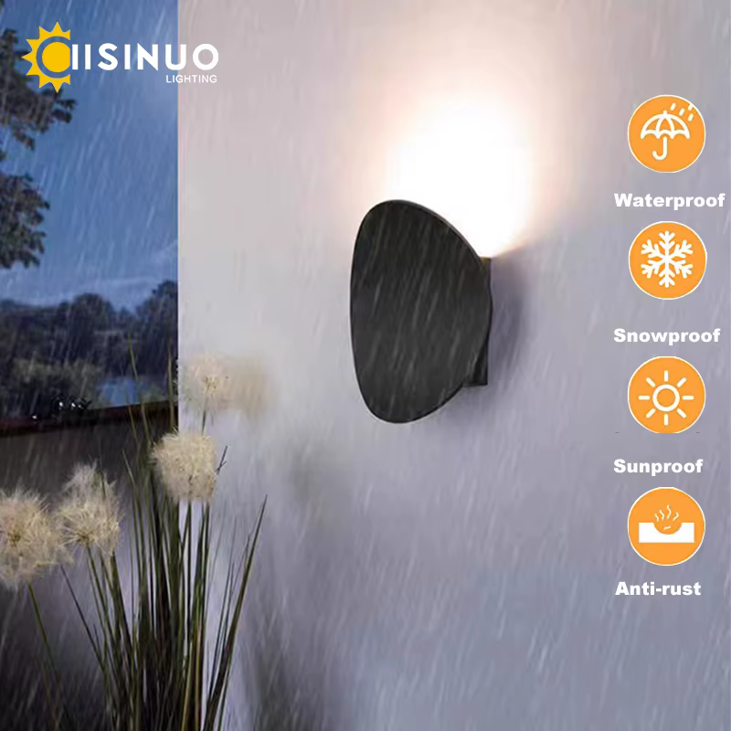Applique murale LED en aluminium pour porche extérieur, lampe étanche pour maison, porte, décoration de garage, luminaires