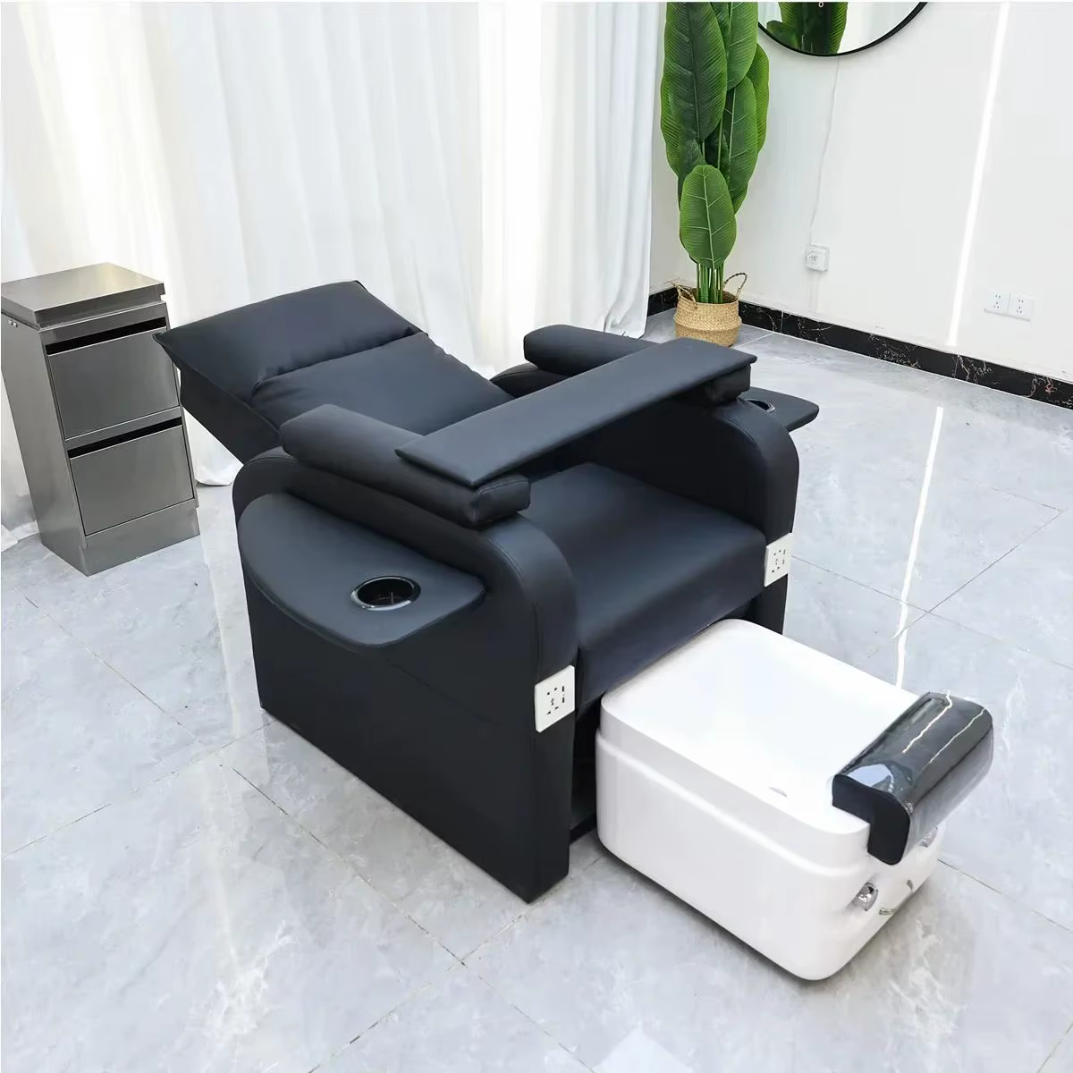 Chaise de Spa de pied populaire manucure Spa chaise de pédicure moderne et luxueuse multifonction Salon de beauté des ongles pédicure chaise de pédicure