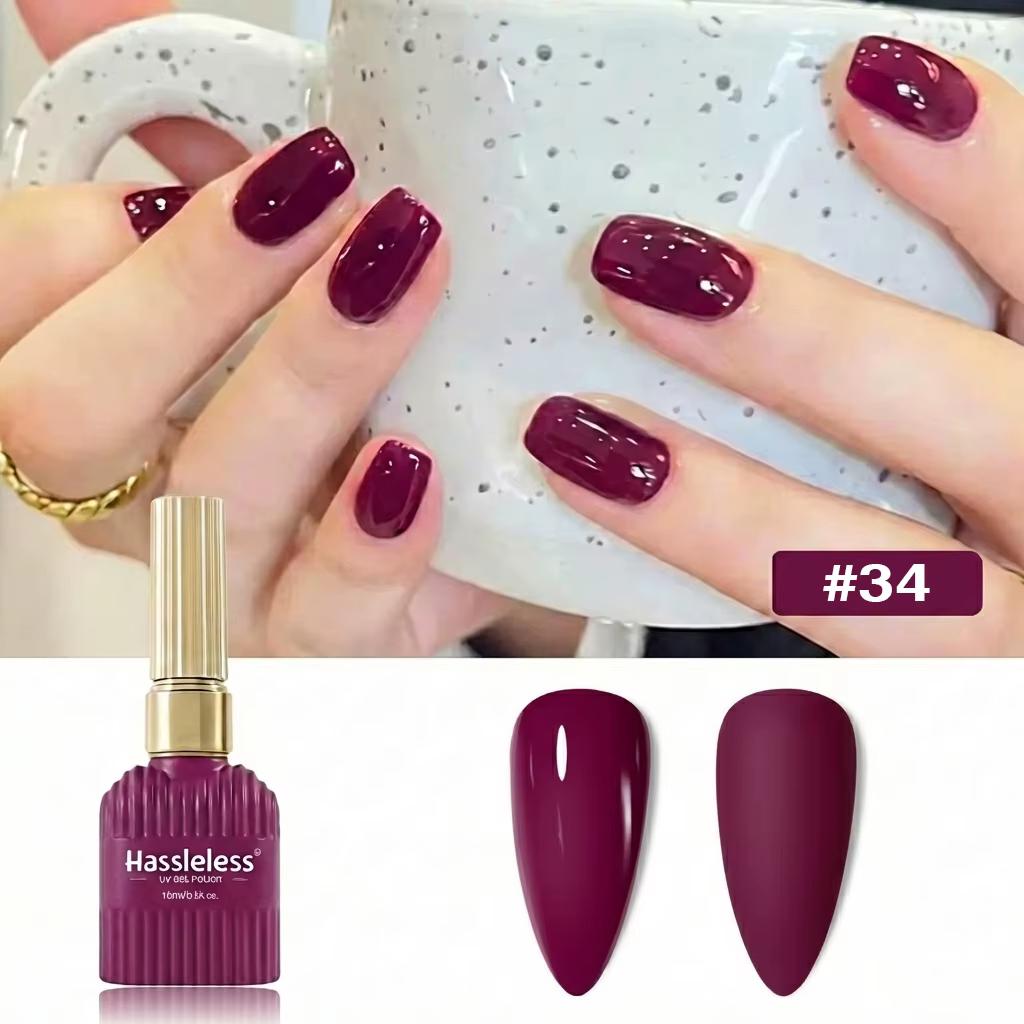 Vernis à ongles en gel 15 ml | Finition mate et brillante | Longue durée et résistant aux éclats