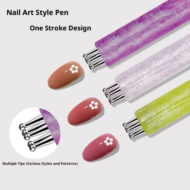 Nail Art Design pointe peinture dessin sculpture pointage stylo