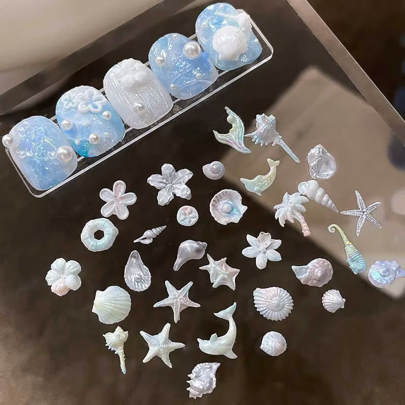 Moule 3D en silicone pour décorations d'ongles