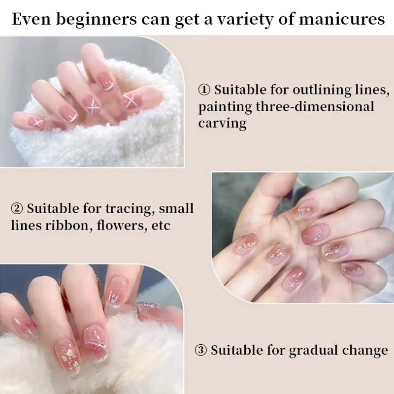 Ensemble de pinceaux pour Nail Art
