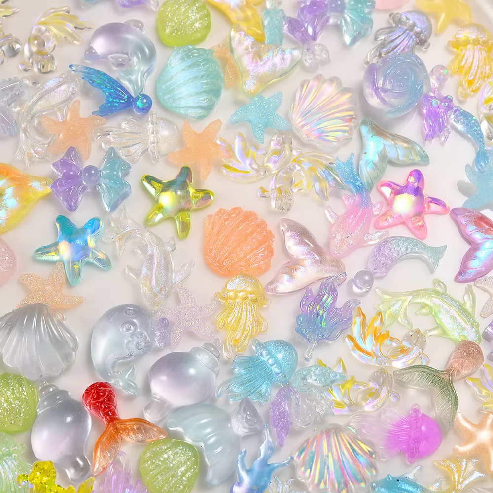 Breloques pour ongles série océan