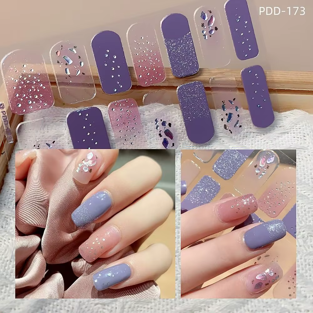 Autocollants pour Verhéritage à Ongles en Gel Semi-durci