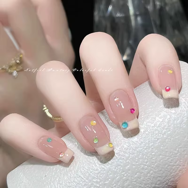 1 sac de larme de sirène arc-en-ciel pour Nail Art
