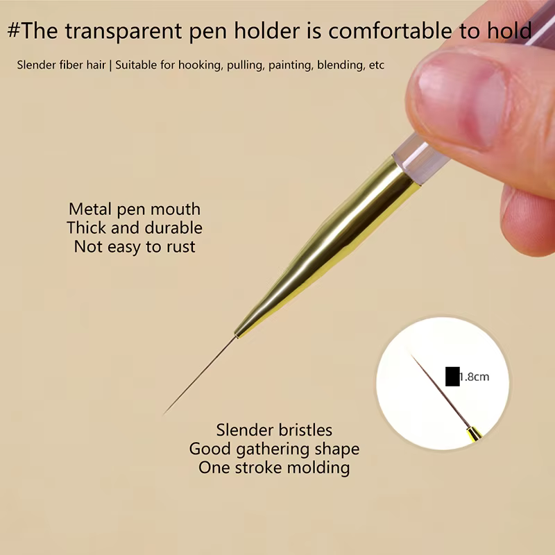 Pinceaux de revêtement pour Nail Art