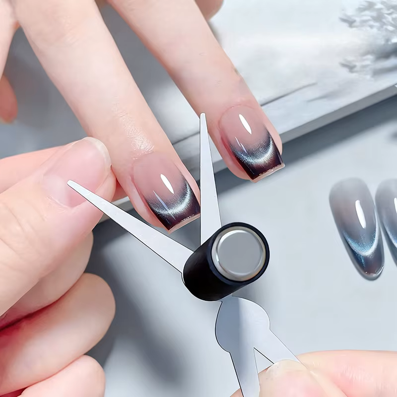Aimants à ongles double tête forme française
