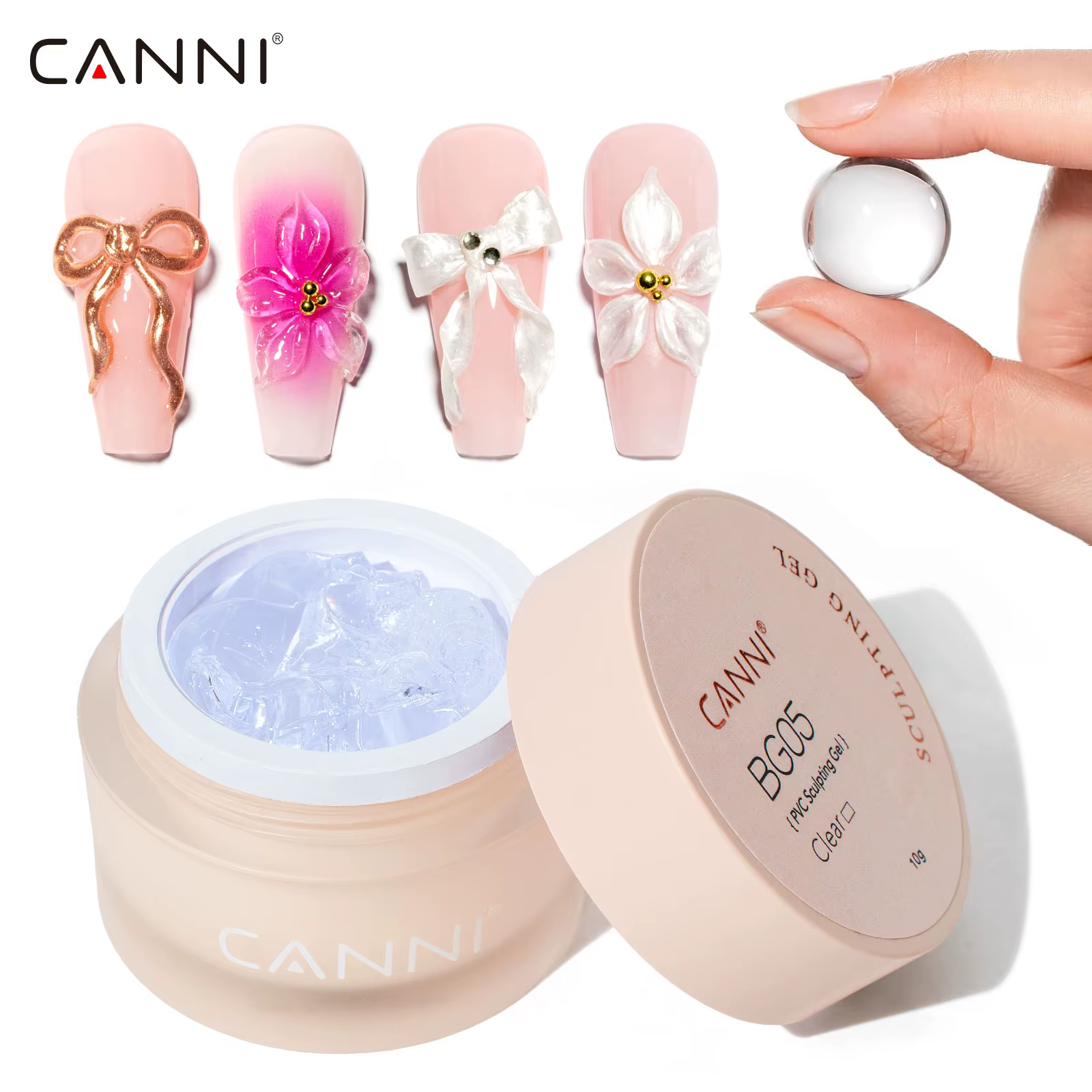 CANNI Gel de modelage 3D PVC sans résidu