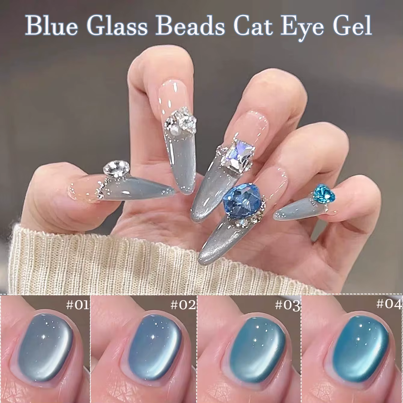WS Vernis à ongles gel 4 couleurs Printemps-Été
