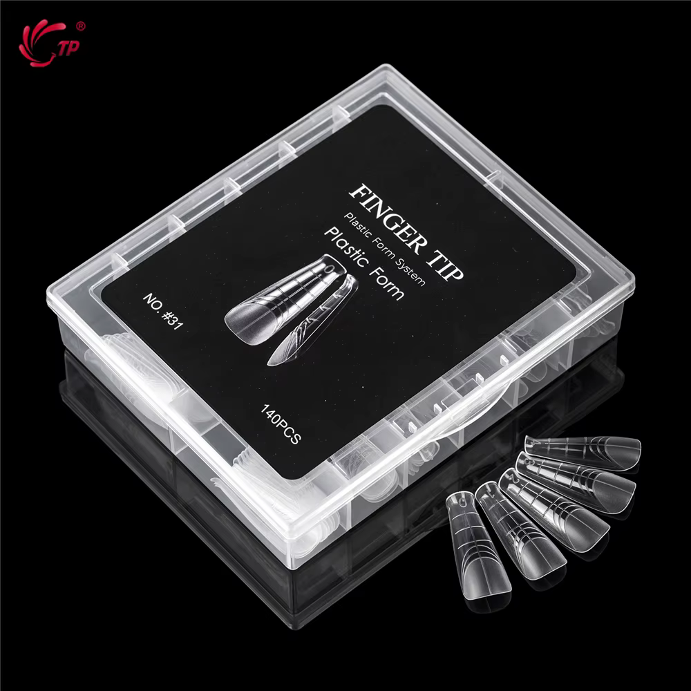 BNG 140 pièces ovale amande haut ongles Extension moules Kit de manucure couverture complète formes intelligentes