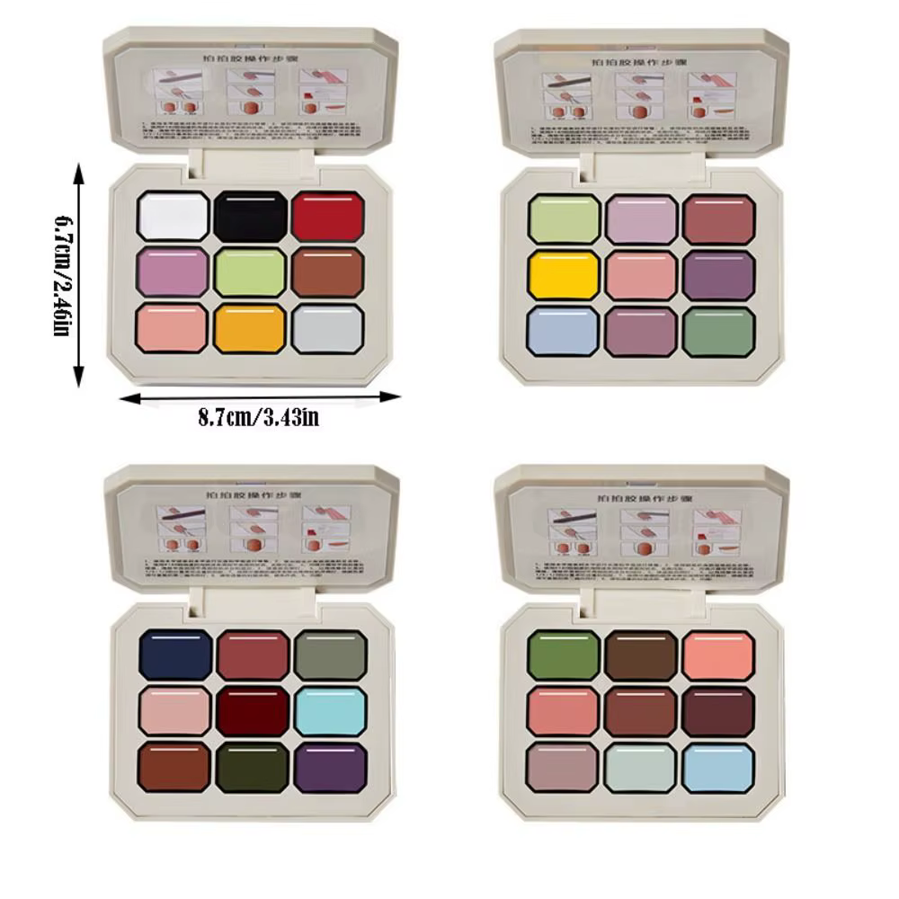 Coloré Mini 4IN1 Pat Ombre Gel vernis à ongles 9 couleurs solide facile dégradé peinture Gel vernis UV peinture Art Gel cadeau