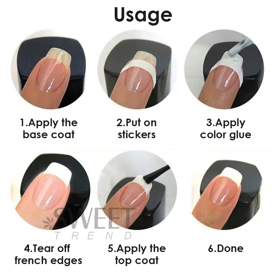 Ligne de bande française pour Nail Art