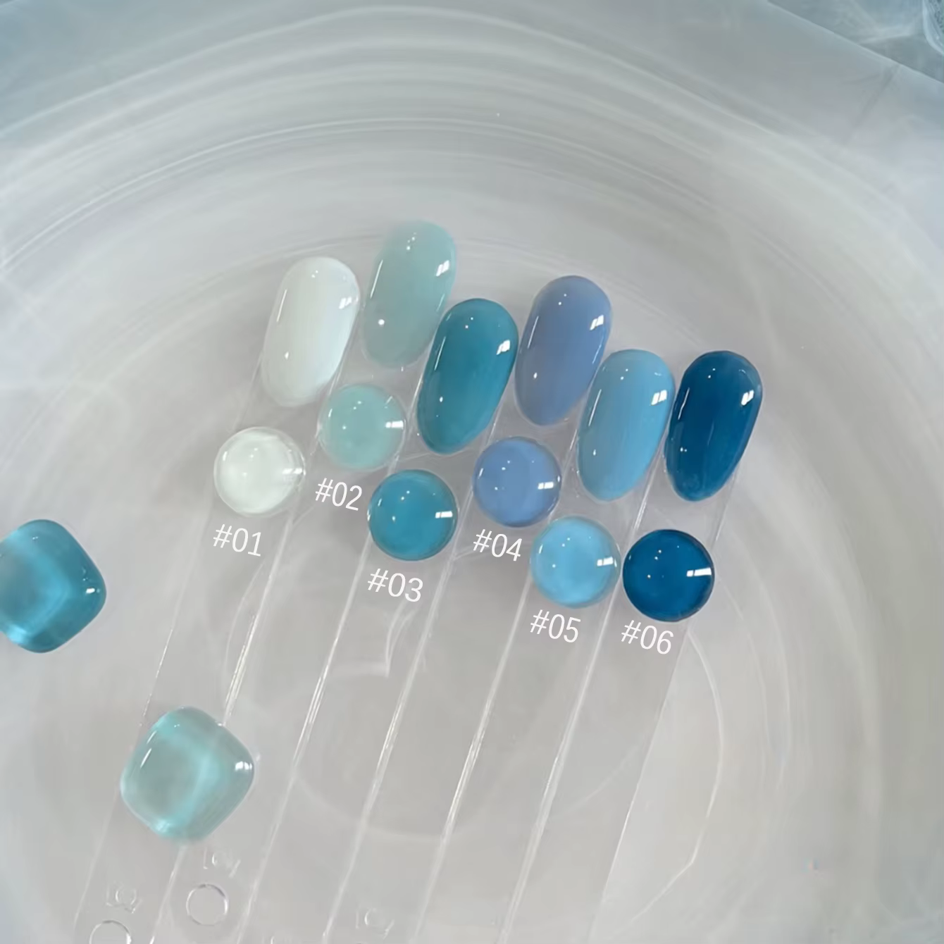 MIANEL 10ML 2026 Nouvelle Série Populaire de Gels à Ongles Aquamarine – Vernis Gel Bleu Glacé Transparent Doux Effet