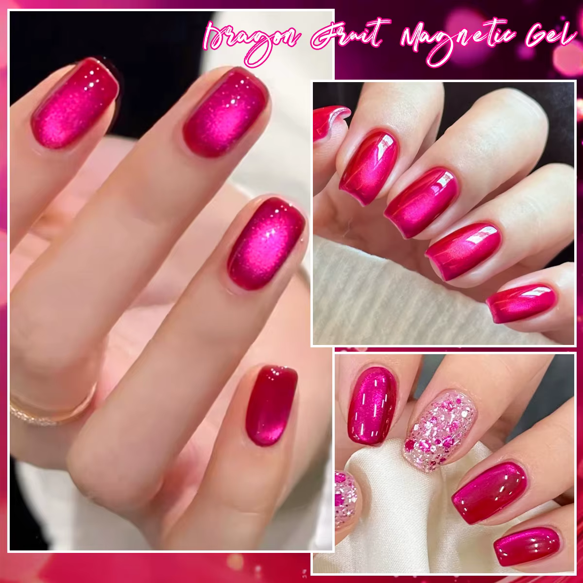 Vernis à ongles magnétique 10ml Dragon Fruit Cat