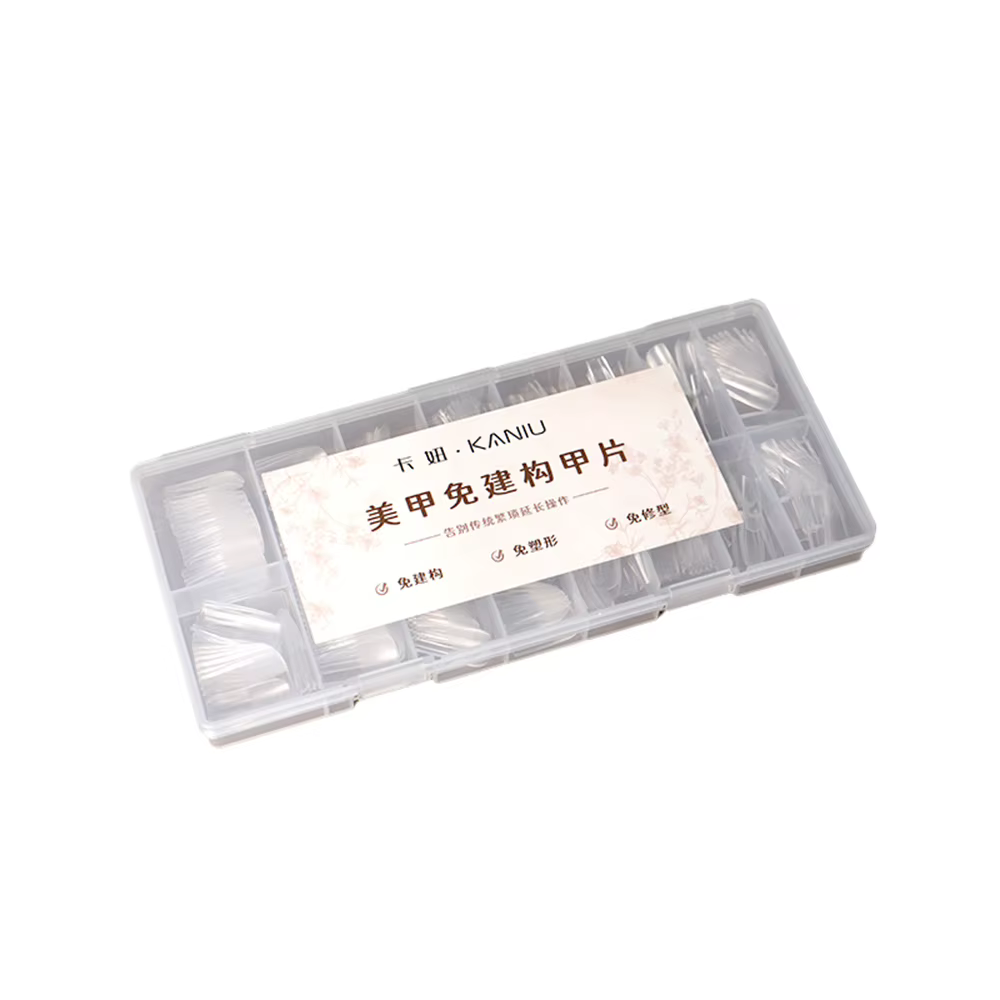 KANIU 320 pièces Capsules d'ongles à presser à couverture complète